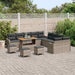 Tuin Sofa Set 14 st 13-Aantal zitplaatsen Grijs