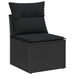 Tuin Sofa Set 11 st 10-Aantal zitplaatsen Zwart