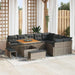 Tuin Sofa Set 12 st 11-Aantal zitplaatsen Grijs