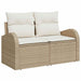 Tuin Sofa Set 12 st 11-Aantal zitplaatsen Beige en Crème