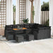 Tuin Sofa Set 13 st 12-Aantal zitplaatsen Zwart