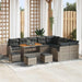 Tuin Sofa Set 13 st 12-Aantal zitplaatsen Grijs