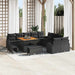Tuin Sofa Set 13 st 12-Aantal zitplaatsen Zwart