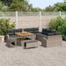 Tuin Sofa Set 13 st 12-Aantal zitplaatsen Grijs