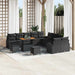 Tuin Sofa Set 13 st 12-Aantal zitplaatsen Zwart