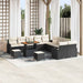 Tuin Sofa Set 13 st 12-Aantal zitplaatsen Zwart en Crème