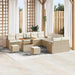Tuin Sofa Set 13 st 12-Aantal zitplaatsen Beige en Crème