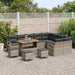 Tuin Sofa Set 13 st 12-Aantal zitplaatsen Grijs