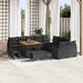 Tuin Sofa Set 13 st 12-Aantal zitplaatsen Zwart