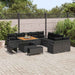 Tuin Sofa Set 13 st 12-Aantal zitplaatsen Zwart