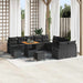Tuin Sofa Set 13 st 12-Aantal zitplaatsen Zwart