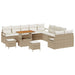 Tuin Sofa Set 13 st 12-Aantal zitplaatsen Beige en Crème