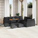 Tuin Sofa Set 14 st 13-Aantal zitplaatsen Zwart