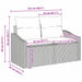 Tuinbankenset 12 st 7-Aantal zitplaatsen Beige Poly riet