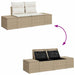 Tuinbankenset 9 st 8-Aantal zitplaatsen Beige Poly riet