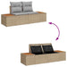 Tuinbankenset 10 st 9-Aantal zitplaatsen Beige Poly riet