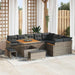 Tuin Sofa Set 12 st 9-Aantal zitplaatsen Grijs Poly Rattan