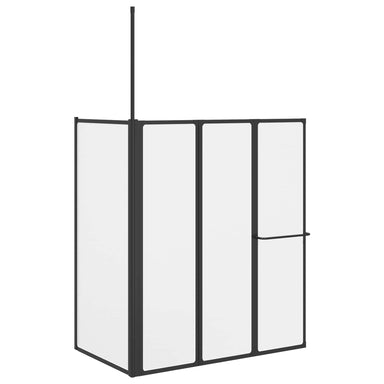 Douchescherm Wit 120 x 70 x 137 cm Aluminium