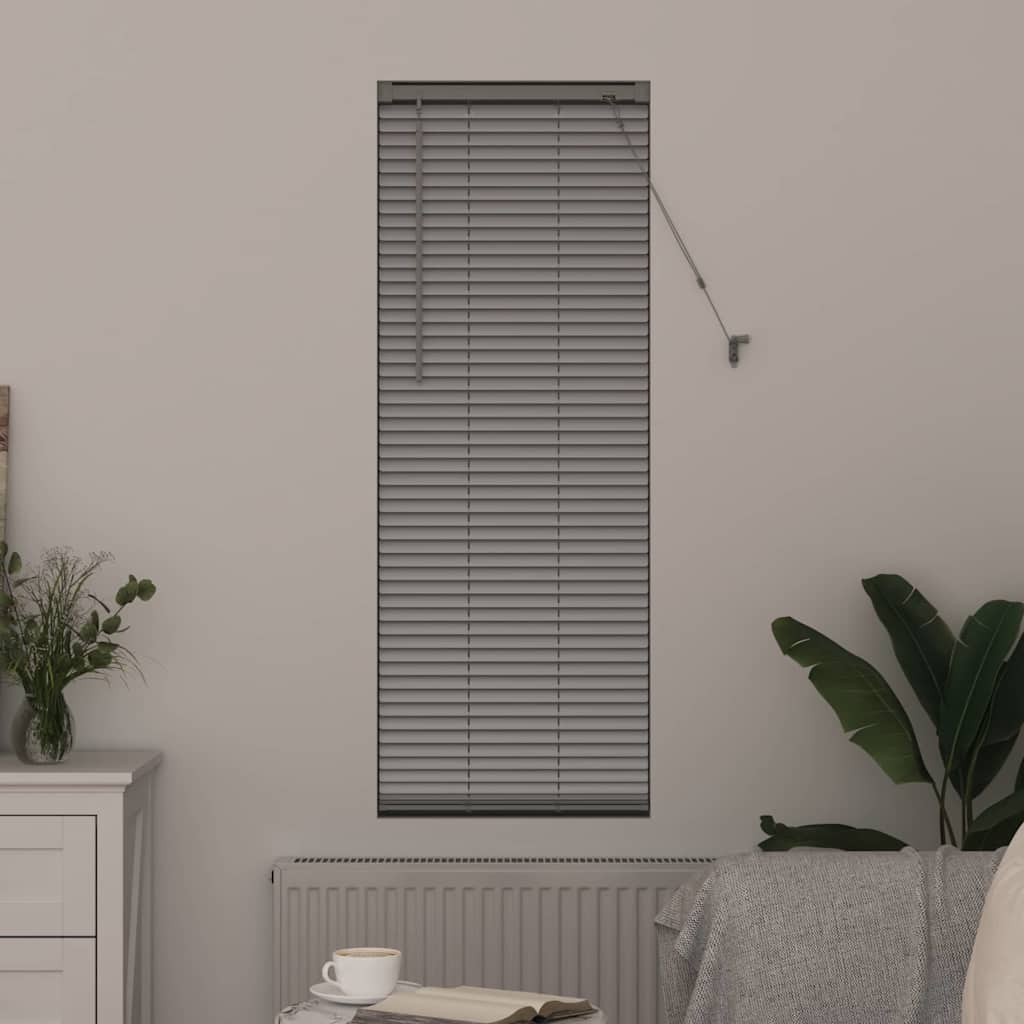 Venetiaanse jaloezieën Zilver 130 x 50 cm Aluminium