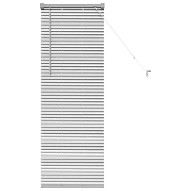 Venetiaanse jaloezieën Zilver 130 x 50 cm Aluminium
