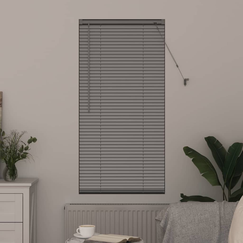 Venetiaanse jaloezieën Zilver 130 x 55 cm Aluminium