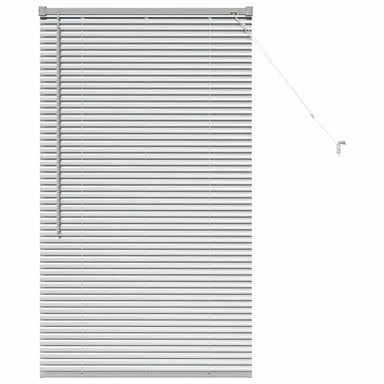 Venetiaanse jaloezieën Zilver 130 x 70 cm Aluminium