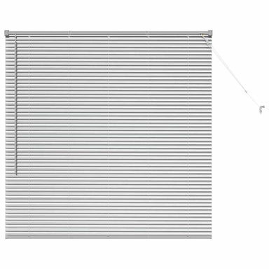 Venetiaanse jaloezieën Zilver 130 x 125 cm Aluminium
