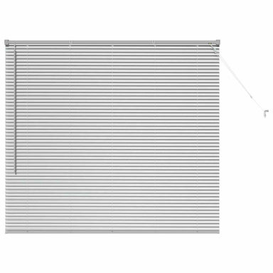 Venetiaanse jaloezieën Zilver 130 x 150 cm Aluminium