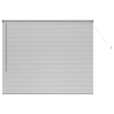 Venetiaanse jaloezieën Zilver 130 x 160 cm Aluminium