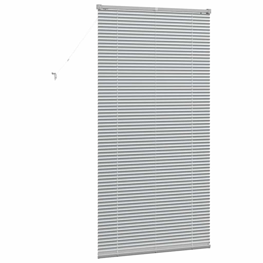 Venetiaanse jaloezieën Zilver 175 x 90 cm Aluminium