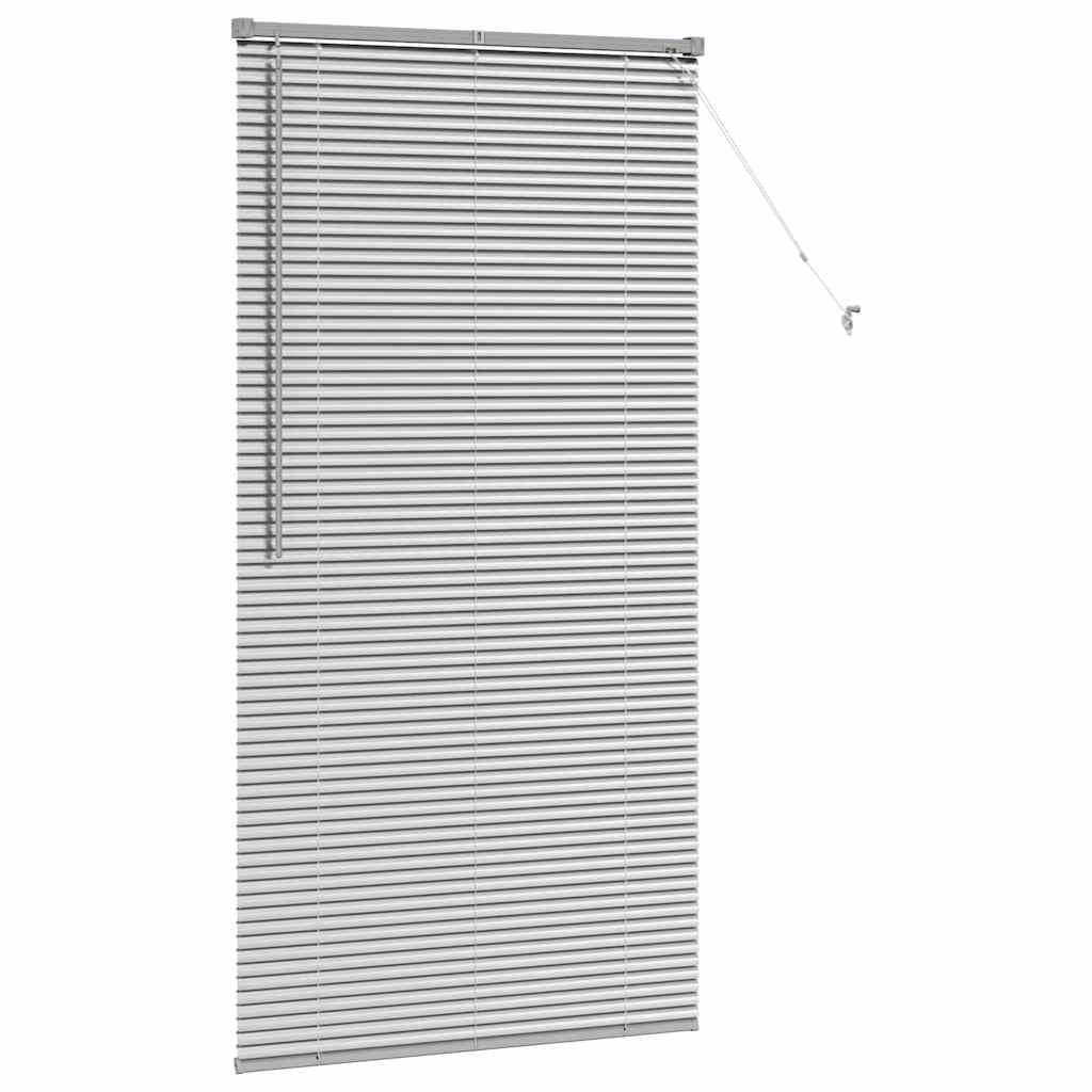 Venetiaanse jaloezieën Zilver 175 x 95 cm Aluminium