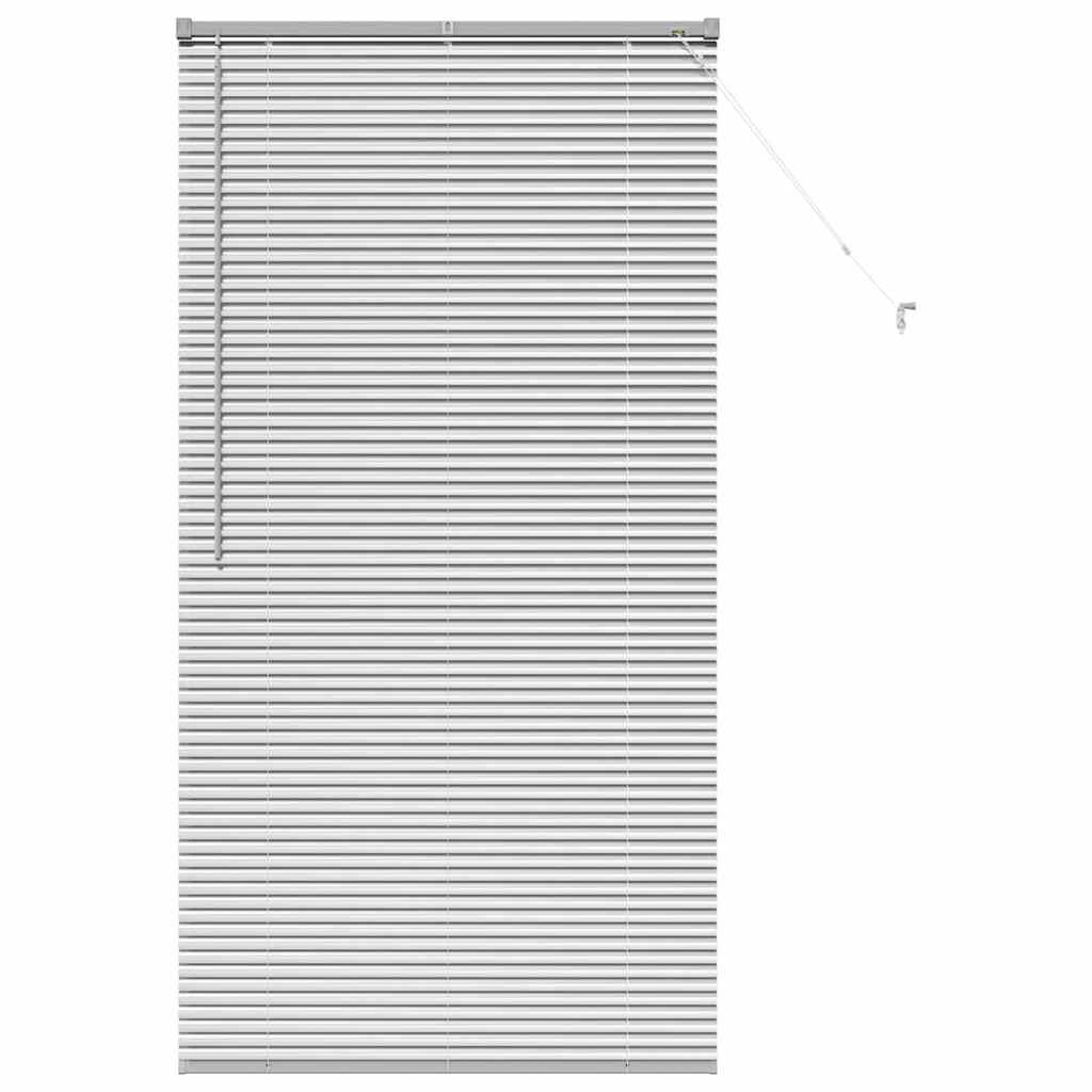 Venetiaanse jaloezieën Zilver 175 x 95 cm Aluminium