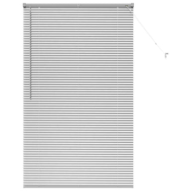 Venetiaanse jaloezieën Zilver 175 x 100 cm Aluminium