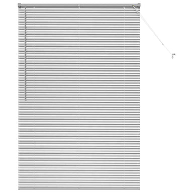Venetiaanse jaloezieën Zilver 175 x 110 cm Aluminium
