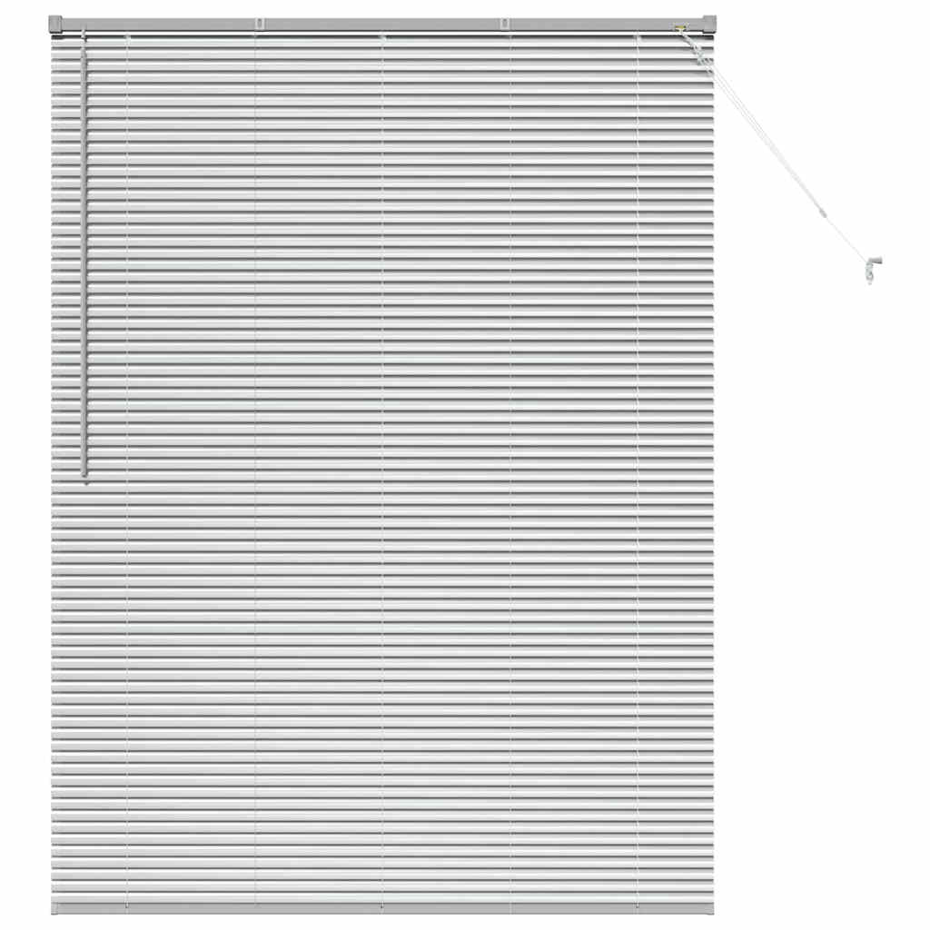 Venetiaanse jaloezieën Zilver 175 x 130 cm Aluminium
