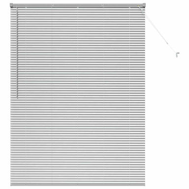 Venetiaanse jaloezieën Zilver 175 x 130 cm Aluminium
