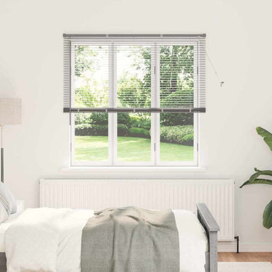 Venetiaanse jaloezieën Zilver 175 x 145 cm Aluminium