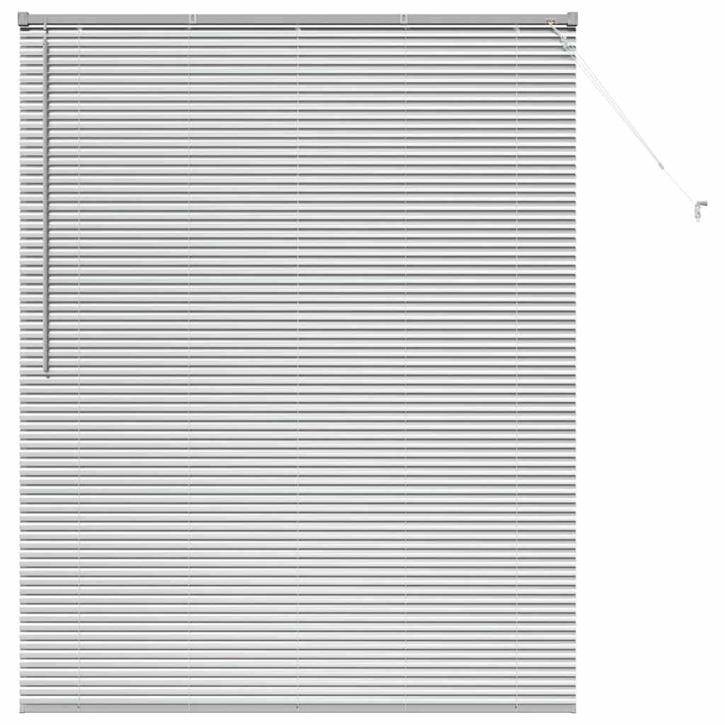 Venetiaanse jaloezieën Zilver 175 x 145 cm Aluminium
