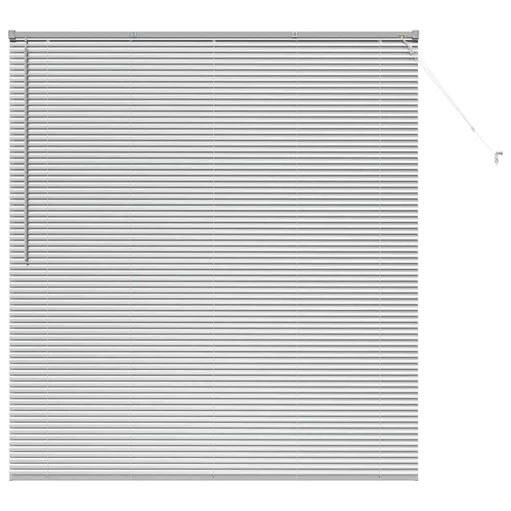Venetiaanse jaloezieën Zilver 175 x 160 cm Aluminium