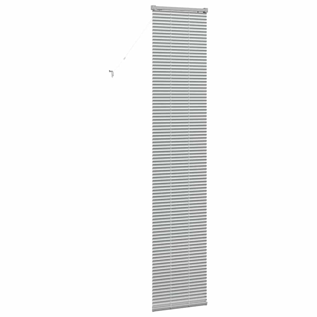 Venetiaanse jaloezieën Zilver 220 x 45 cm Aluminium