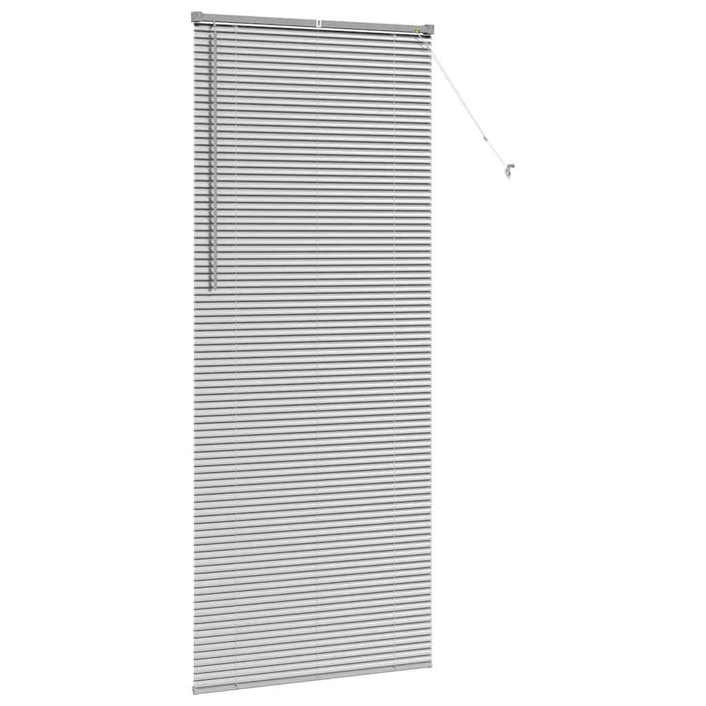 Venetiaanse jaloezieën Zilver 220 x 95 cm Aluminium