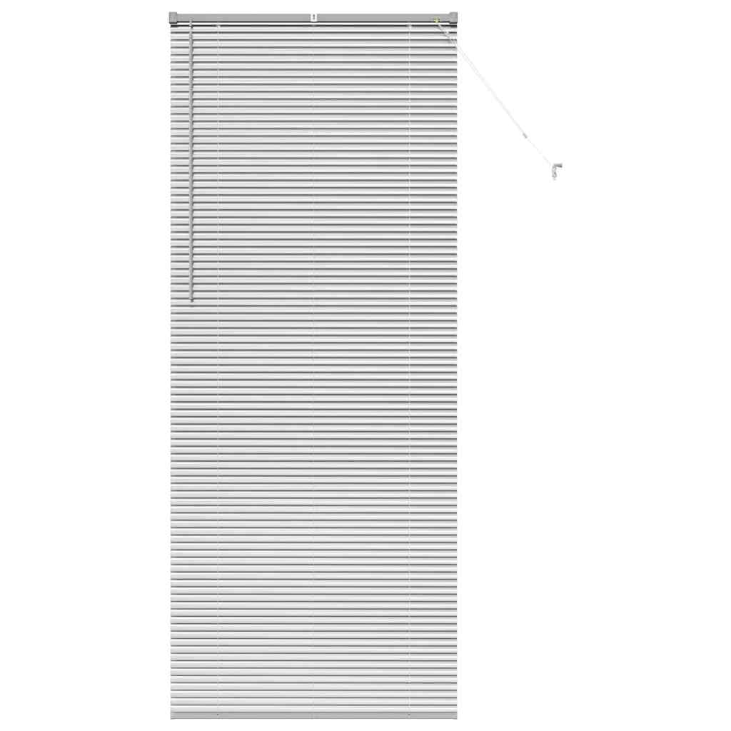 Venetiaanse jaloezieën Zilver 220 x 95 cm Aluminium