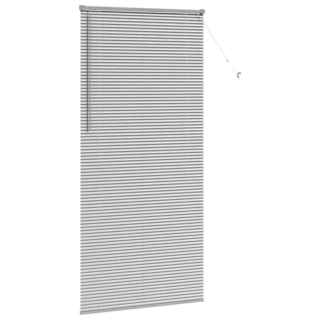 Venetiaanse jaloezieën Zilver 220 x 100 cm Aluminium