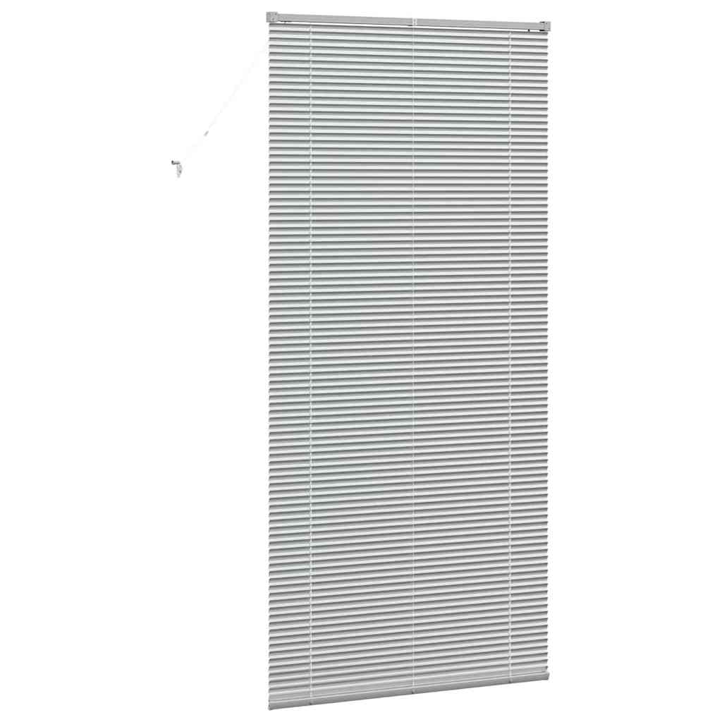 Venetiaanse jaloezieën Zilver 220 x 100 cm Aluminium