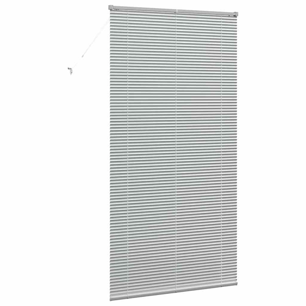 Venetiaanse jaloezieën Zilver 220 x 110 cm Aluminium
