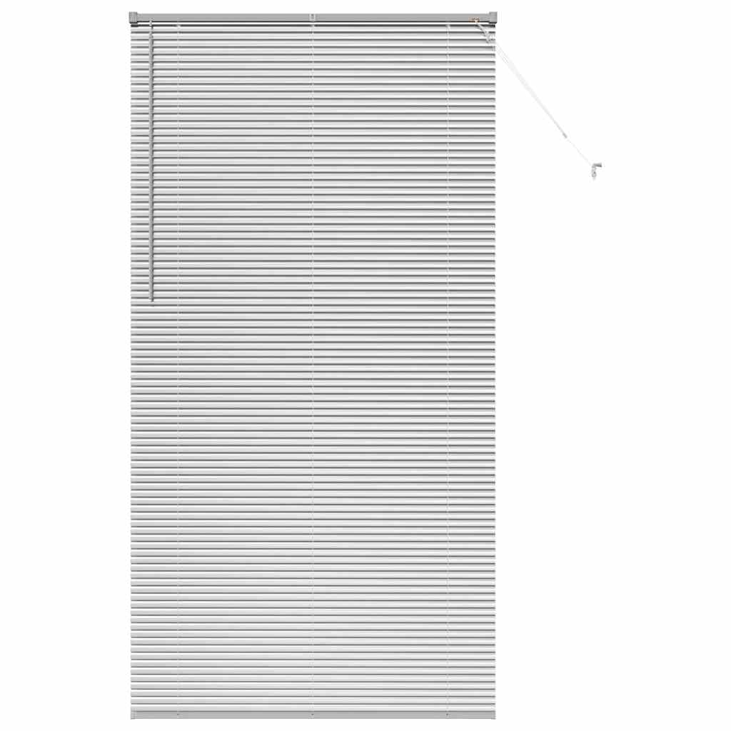 Venetiaanse jaloezieën Zilver 220 x 110 cm Aluminium