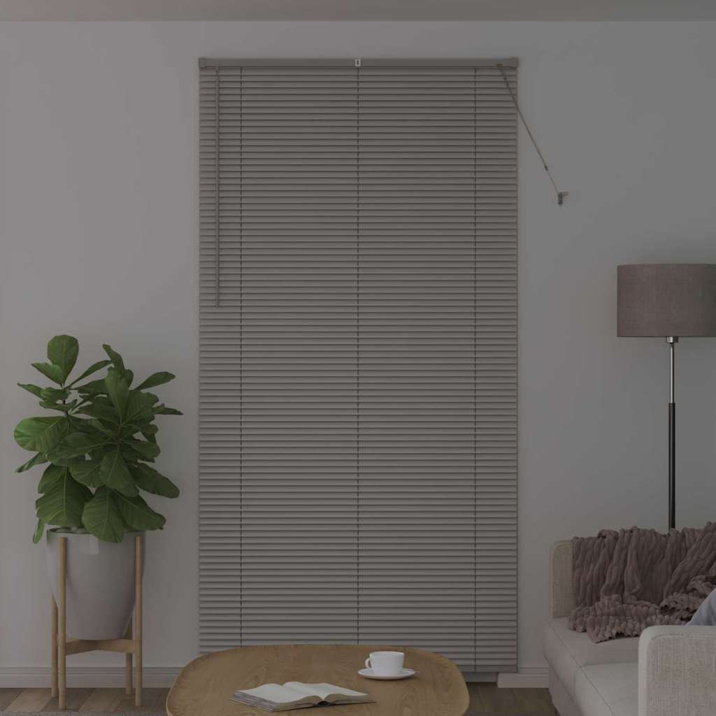 Venetiaanse jaloezieën Zilver 220 x 115 cm Aluminium