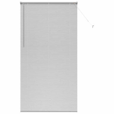 Venetiaanse jaloezieën Zilver 220 x 115 cm Aluminium