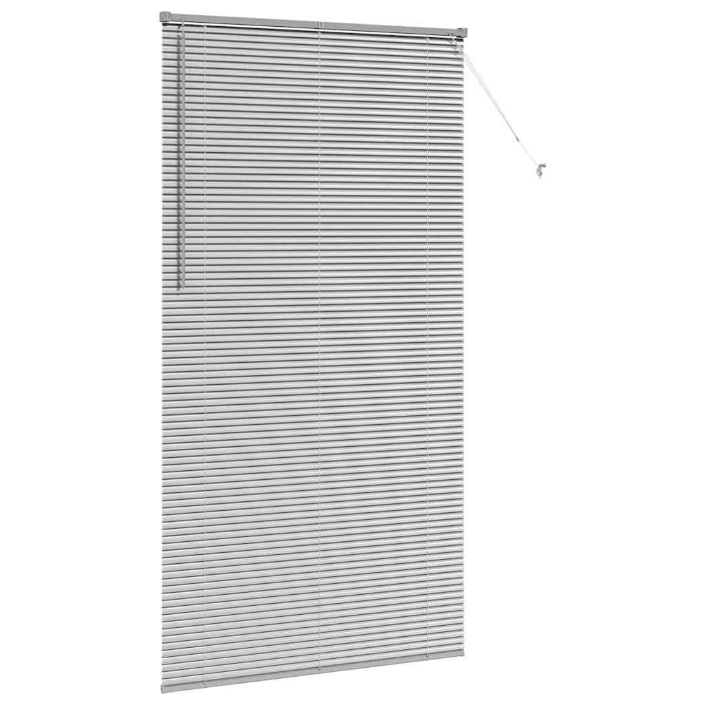 Venetiaanse jaloezieën Zilver 220 x 120 cm Aluminium