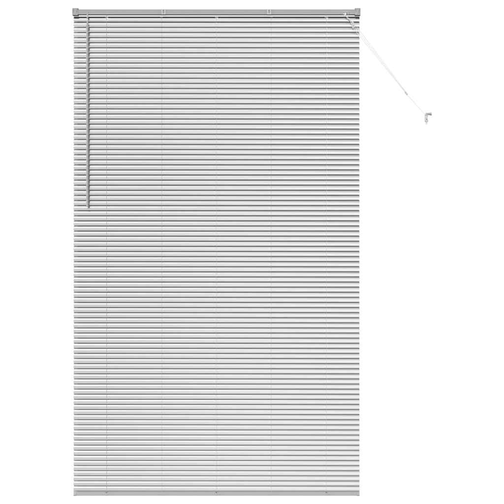 Venetiaanse jaloezieën Zilver 220 x 130 cm Aluminium